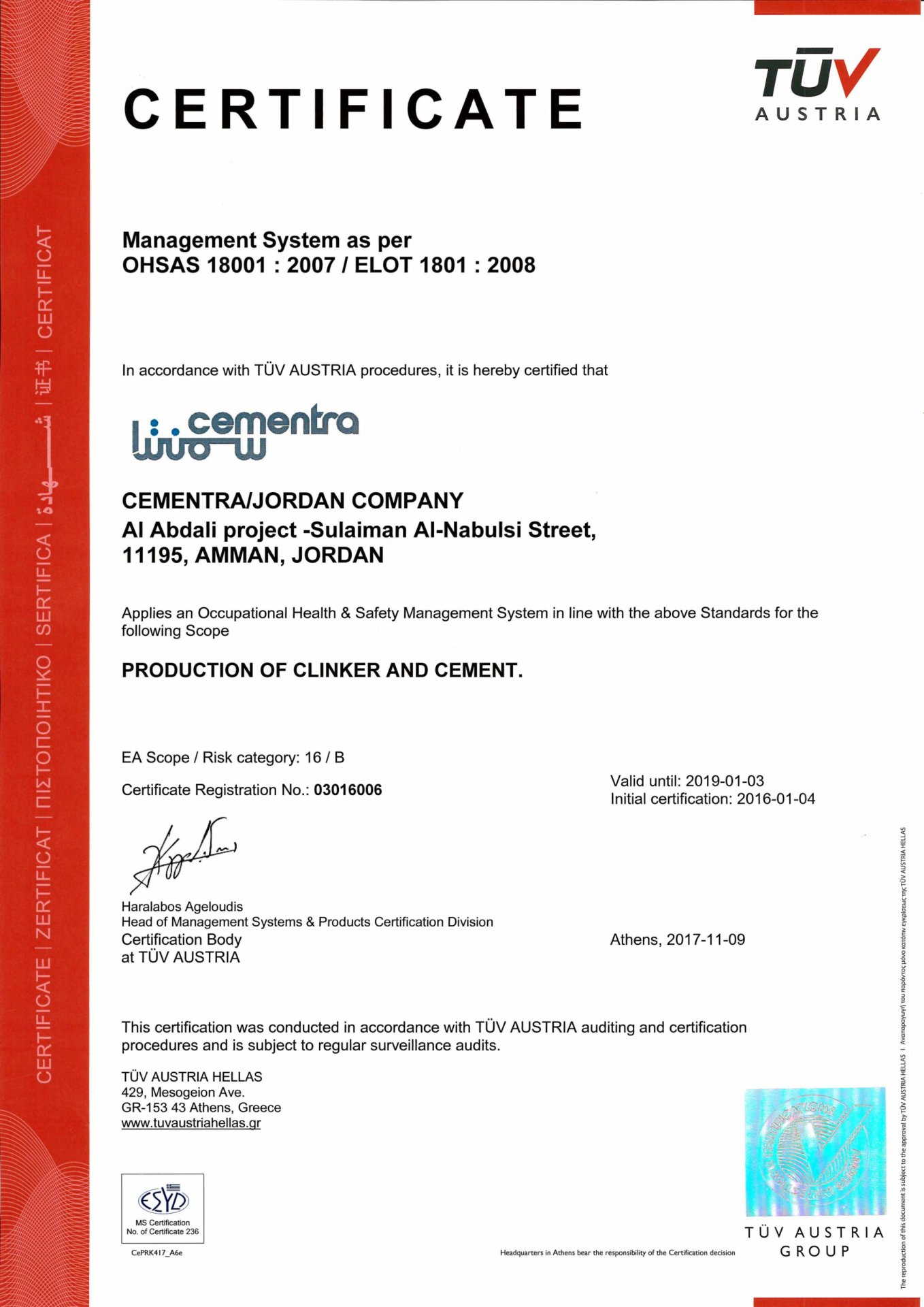 OHSAS 18001