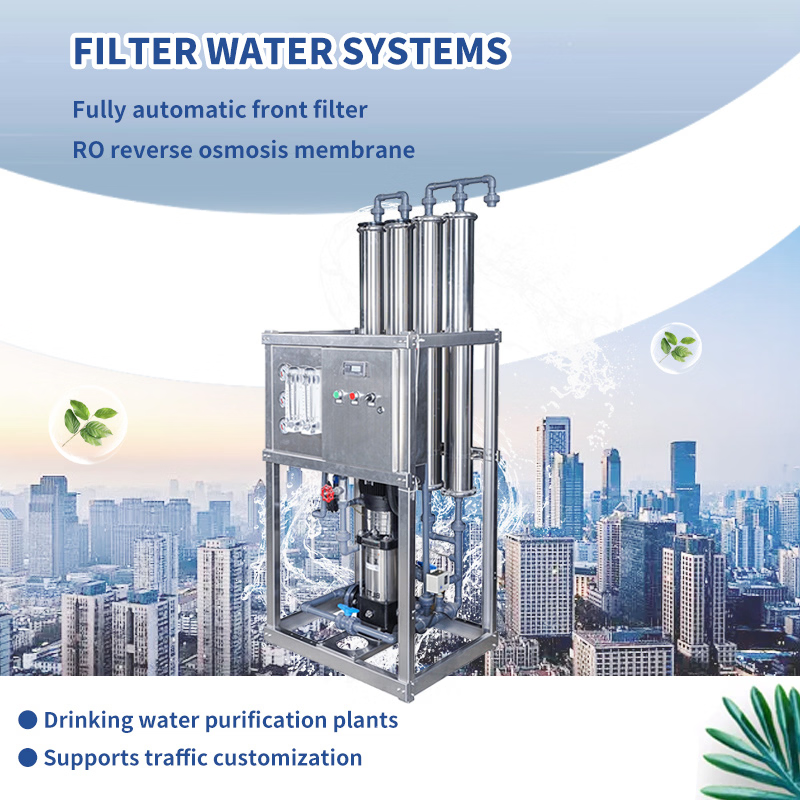 Pure Water Machine 500 Lph Industrial Water Treatment Equipment RO Plant Water Treatment Reverse Osmosis Machine Price