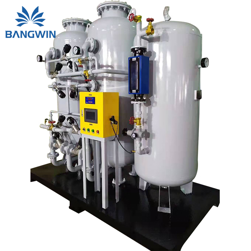 Bangwin Good Quality 93%+-3% 60m3/H Industrial Medical on-Site Skid Mounted PLC Control Oxygen Generator Plant Oxygen Making Machine O2 Equipment